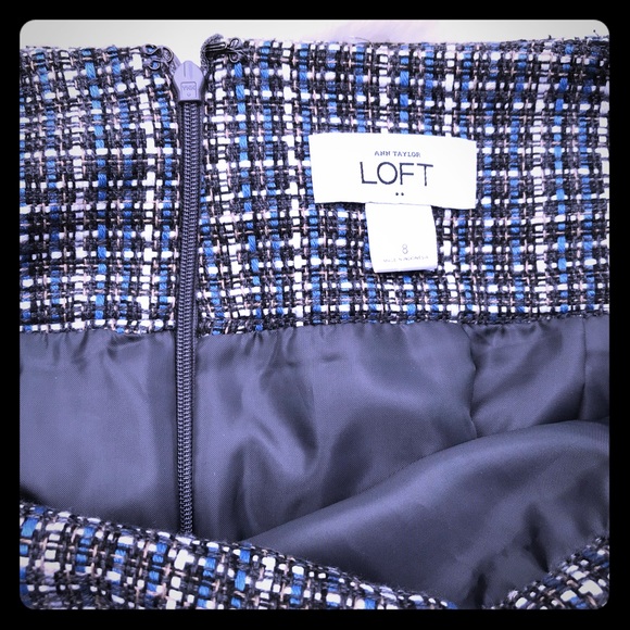 ❤️Perfect for Fall ...LOFT Tweed Skirt! Size 8. - Picture 4 of 5